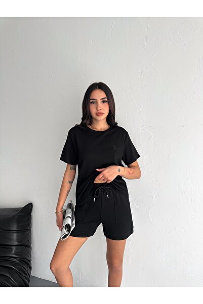 Gugus ΓΥΝΑΙΚΕΙΟ ΚΟΝΤΟ ΣΟΡΤΣ/T-SHIRT 2 ΤΕΜΑΧΙΑ ΚΟΣΤΟΥΜΙ MODAL ΥΦΑΣΜΑ