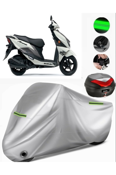 MotoEN سوزوكي أفينيس 125 حقيبة خلفية متوافقة مع قماش القنب للدراجات النارية ب...