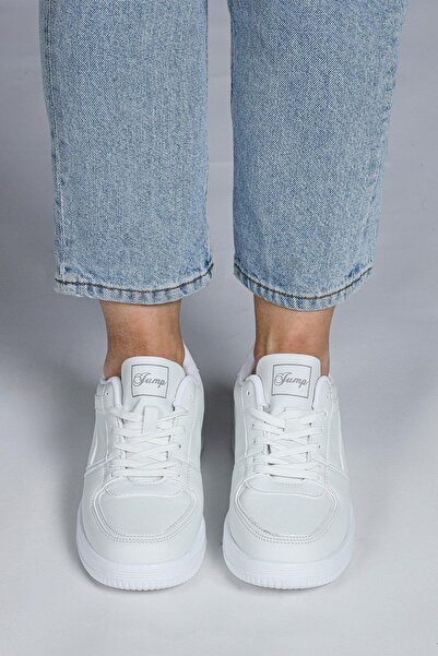 Jump 28063 White Women's Sneaker Casual Sneakers