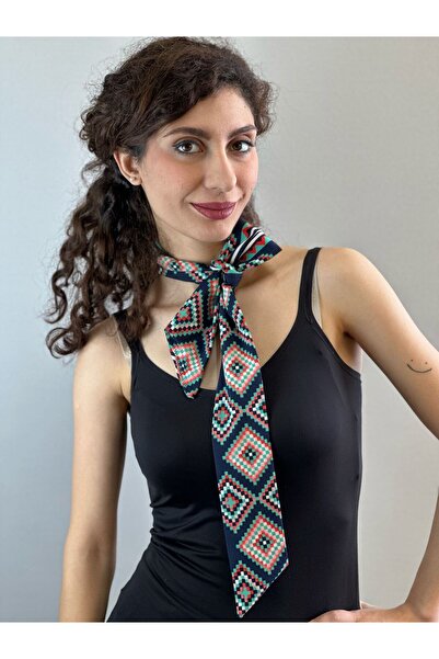 Gönülden Tasarım 112X6 Cm Esarfa cu model etnic Cravata pentru gat