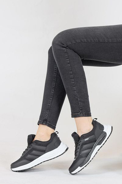 Jump 30601 Negru - Alb Pantofi de damă pantofi sport casual