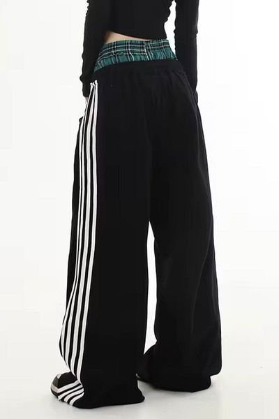 Karakedi Ριγέ Fake Boxer Unisex Φούτερ