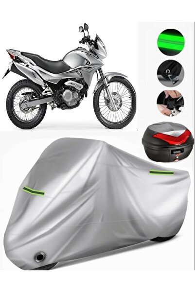 MotoEN Honda Nx 4 Falcon Rear Bag Compatible Motorcycle Tarpaulin Premium (Lo...