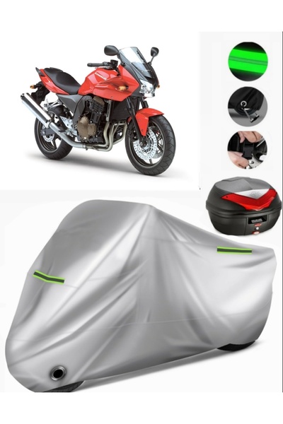MotoEN غطاء خلفي متوافق مع Kawasaki Z 750 S من القماش المشمع الفاخر للدراجات ...