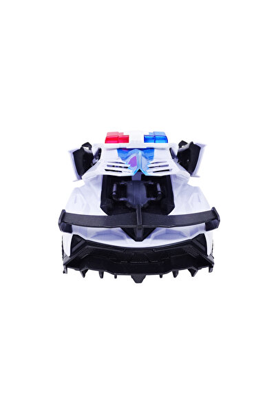 Salamandra Mașină de poliție albastră cu telecomandă, lumini și baterie, Kids®