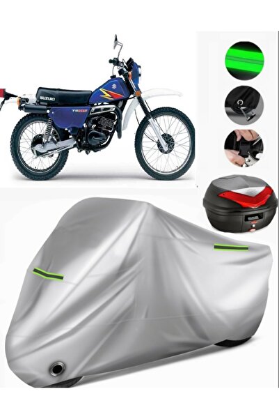 MotoEN غطاء خلفي متوافق مع غطاء دراجة نارية سوزوكي TS 185 بريميوم (متوافق مع ...