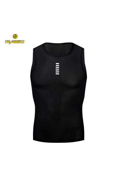 YKYWBIKE XL YVJ016 YKYWBIKE Men Cycling Base Layer Vest Summer Ride Jersey MTB Bike Bicycle Mesh Underwear Cy