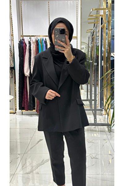 She Olive Astarlı blazer ceket