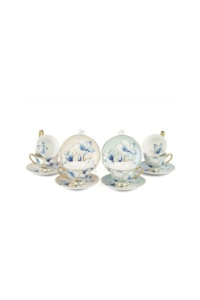 Mikasa Moor Pansy Set of 6 90Cc Coffee Cups