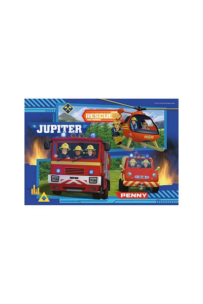 RAVENSBURGER Fireman Sam Puzzle, 2X24 Pieces
