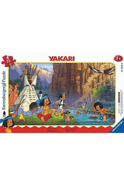 RAVENSBURGER Puzzle Tip Rama Yakari, 15 Piese