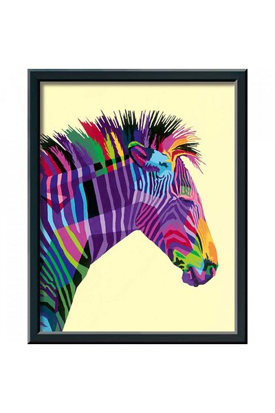 RAVENSBURGER Paint By Numbers - Zebra