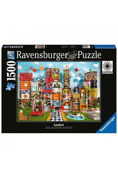 RAVENSBURGER Eames House Of Cards Fantasy Puzzle, 1500 Pieces