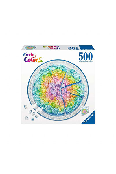 RAVENSBURGER Puzzle Cerc Prajitura Curcubeu, 500 Piese