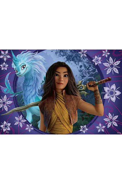 RAVENSBURGER Raya and the Last Dragon Puzzle, 2X24 Pieces