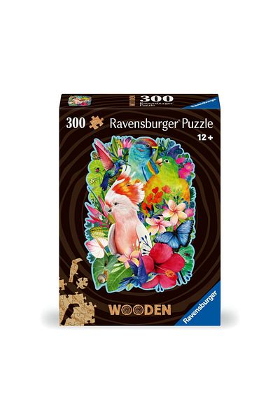 RAVENSBURGER Wooden puzzle birds 300 pieces