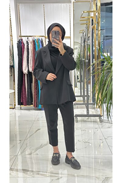 She Olive Astarlı blazer ceket
