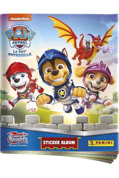 Panini Paw Patrol Rescue Knights Sticker Collection Album