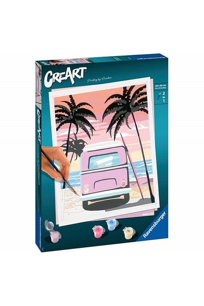RAVENSBURGER Paint By Numbers - Car On The Beach