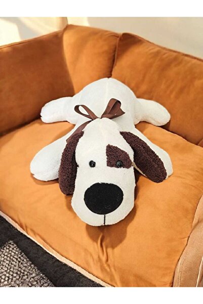 Mellito Melito Toyzz 45-50 Cm Krem Peluş Köpek Oyuncak Yastık Uyku Arkadasi