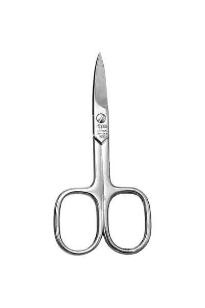 Nippes مقص أظافر سولينجن مطلي بالنيكل (850) - مانيكير مثالي بساق وطرف منحني