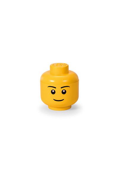 LEGO LEGO boy minifigure S head storage box