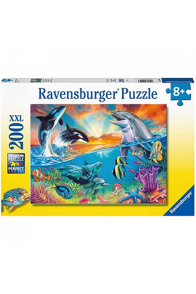 RAVENSBURGER Ocean Animals Puzzle, 200 Pieces