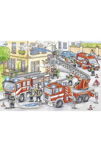 RAVENSBURGER Action Heroes Puzzle, 2X24 Pieces