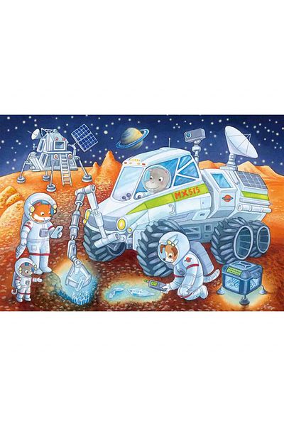 RAVENSBURGER Puzzle Animale In Spatiu, 2X24 Piese