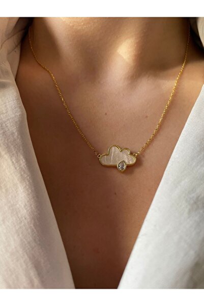 Reacraft 925 Gümüş | Damla Detaylı Bulut Kolye