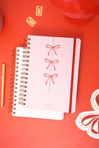 Matt Notebook A5 15x21 سم حلزوني مرن متقلب غير مؤرخ مذكرة مذكرة القوس