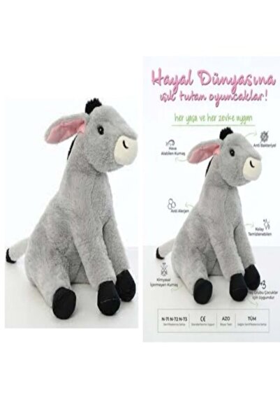sfs elektrik PELUŞ EŞEK DONKEY 100 CM OTURAN EŞEK UYKU ARKADAŞI SEVİMLİ EŞEK ...