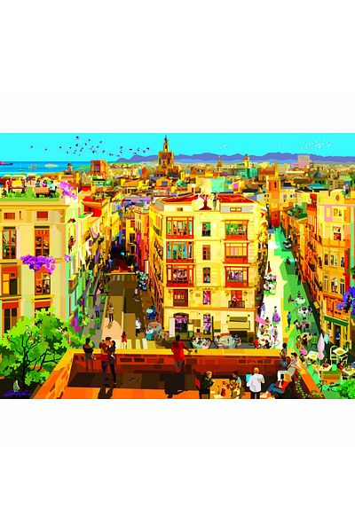 RAVENSBURGER Puzzle Cina In Valencia, 1500 Piese