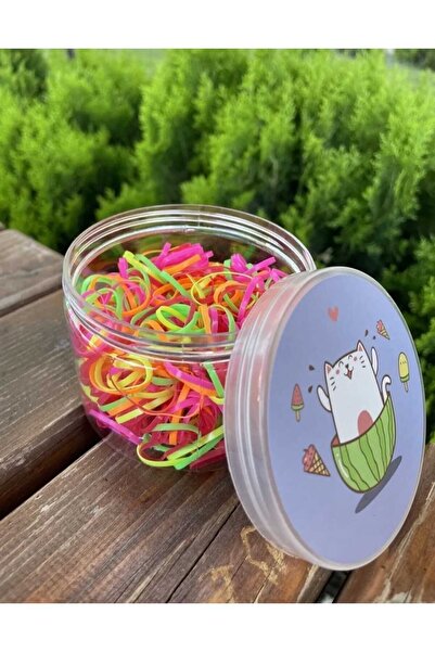 zyc 500 bucăți de agrafe elastice pentru împletitură de păr, care nu se rup, în cutie