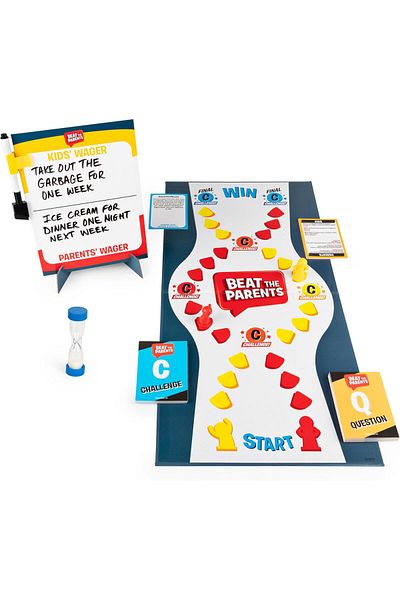 AWH Beat The Parents Classic Family Trivia Game, Kids vs Parents for Ages 6 and up