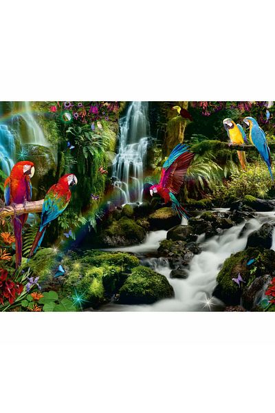 RAVENSBURGER Puzzle Parrots in the Jungle, 2000 Pieces
