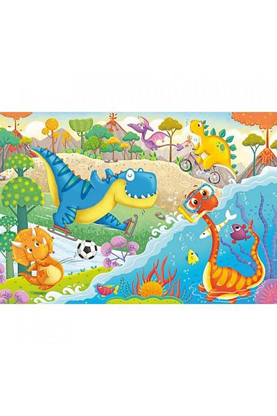 RAVENSBURGER My Dinosaur Friends Puzzle, 2X12 Pieces