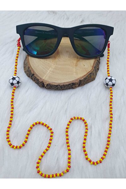 HAPPY HANDMADE ZİNCİR-GÖZLÜK ZİNCİRİ-FUTBOL TEMALI ERKEK ÇOCUK GÖZLÜK ZİNCİRİ-ÇOCUK HEDİYESİ-23 NİSAN HEDİYELİK