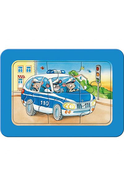 RAVENSBURGER Animals Driving Vehicles Puzzle, 3X6 Pieces
