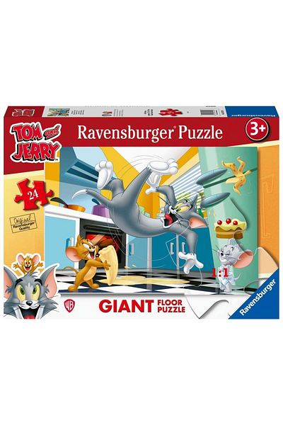 RAVENSBURGER Large floor puzzle Tom and Jerry 24 pieces