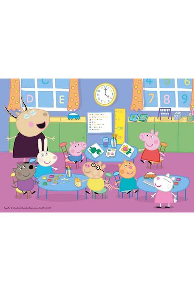 RAVENSBURGER Puzzle Peppa Pig La Scoala, 35 Piese