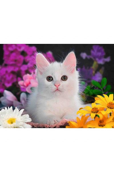 RAVENSBURGER Glitter Puzzle Kitty, 100 Pieces