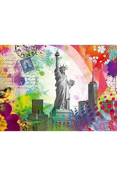 RAVENSBURGER New York Postcard Puzzle, 500 Pieces