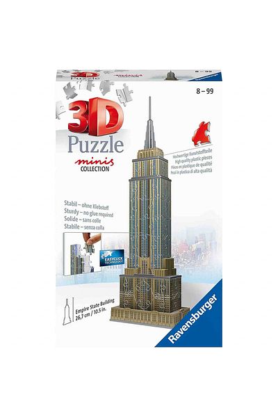 RAVENSBURGER Puzzle 3D Mini Empire State Building, 54 Piese