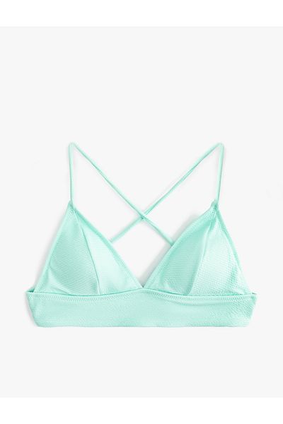 Koton Μπλουζάκι μπικίνι Bralet με λεπτομέρεια με κορδόνια στην πλάτη