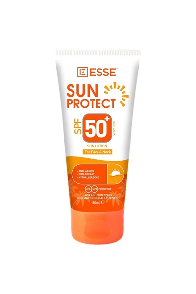 ESSENTIALZ لوشن حماية من أشعة الشمس للوجه والرقبة، عامل حماية من أشعة الشمس 5...