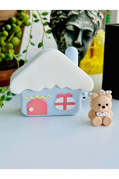 Go Aksesuar حافظة واقية سميكة من السيليكون مع تصميم لعبة متوافق مع الجيل الرابع من Airpods