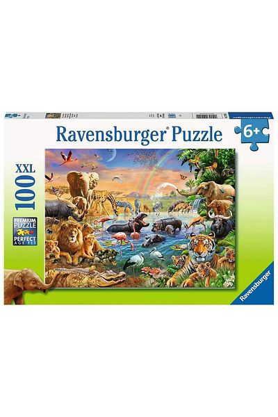RAVENSBURGER Jungle Spring Puzzle, 100 Pieces