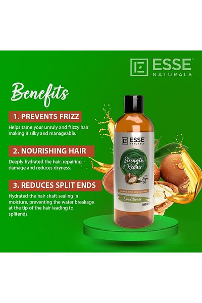 ESSENTIALZ Esse Naturals Strength & Repair Conditioner - 400 Ml