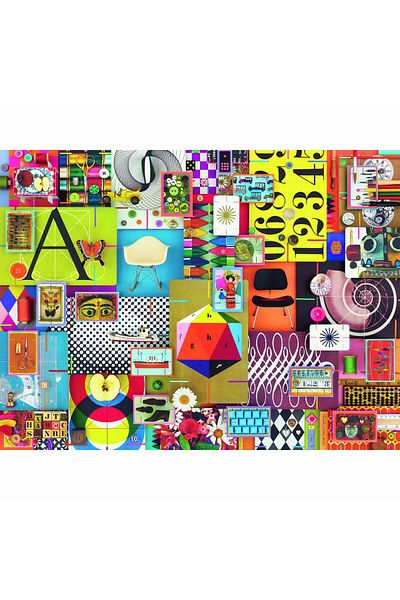 RAVENSBURGER Puzzle Eames House Of Cards, 1500 Piese